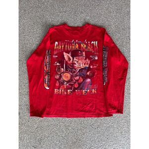 STARTER‎ Size L 72nd Daytona Beach Florida Motorcycle Bike Week 2013 Long Sleeve